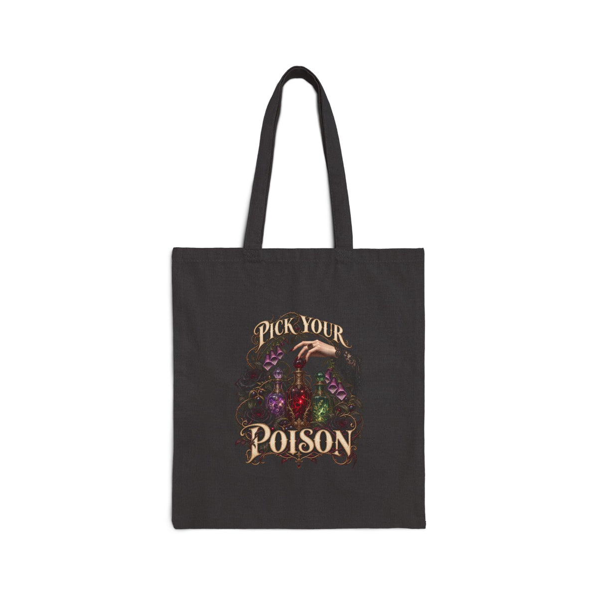 Pick Your Poison | Apothecary Canvas Tote | Vespera Morrigan