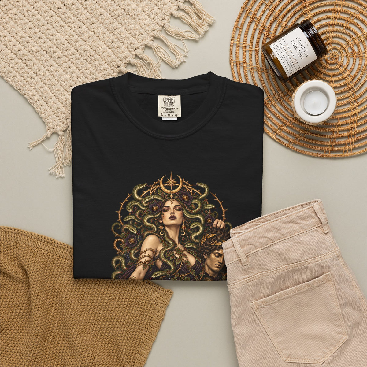 Girls Will Be Girls — Medusa Gothic Botanical T-Shirt | Vespera Morrigan