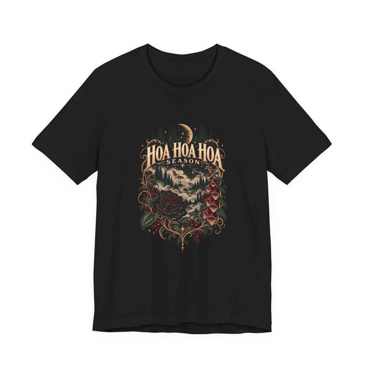HOA HOA HOA Season | Midnight Pines Tee | Vespera Morrigan