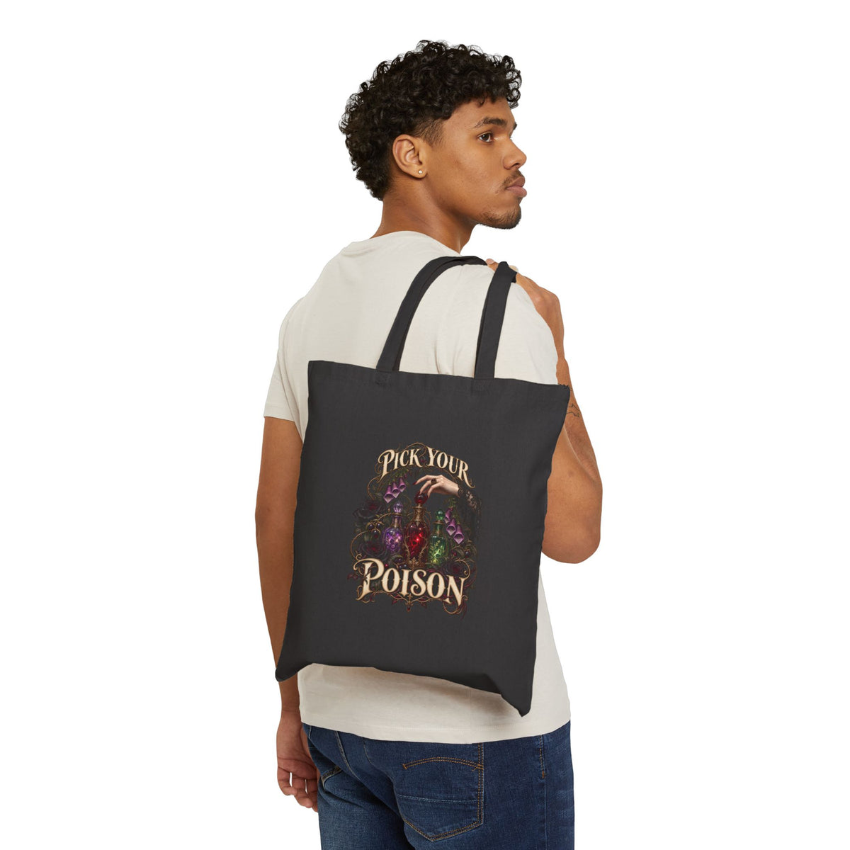 Pick Your Poison | Apothecary Canvas Tote | Vespera Morrigan