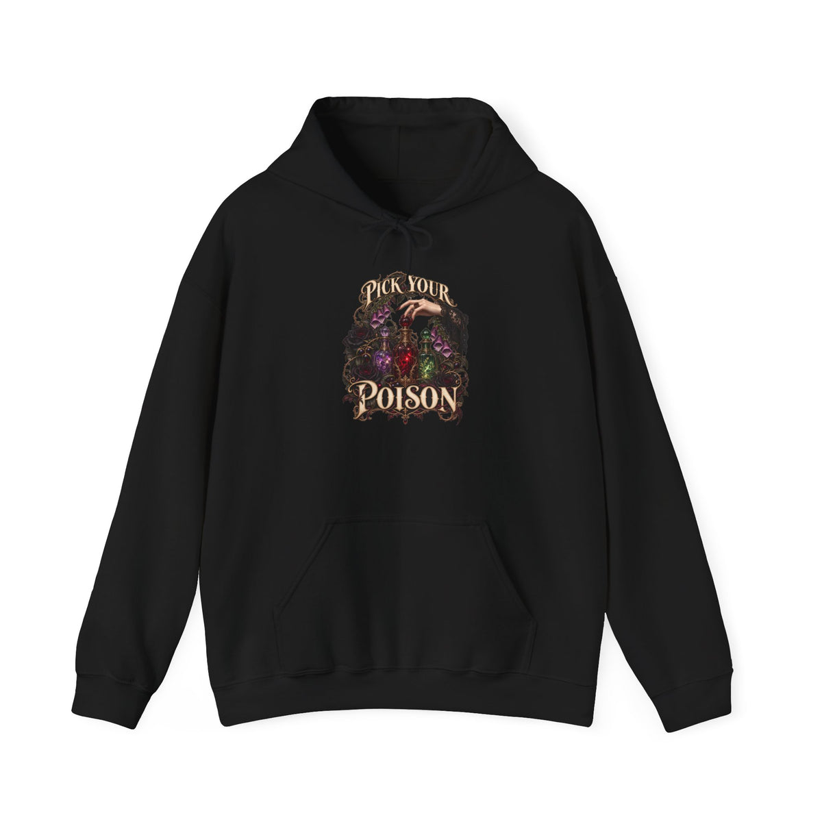 Pick Your Poison | Apothecary Bottles Hoodie | Vespera Morrigan