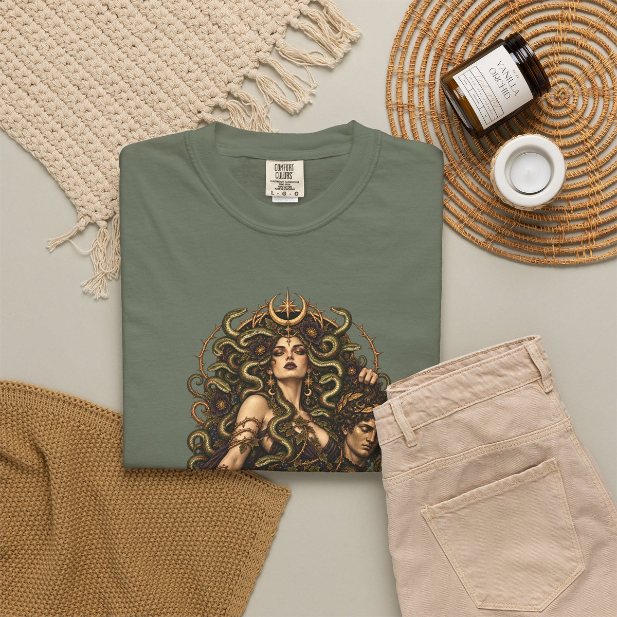 Girls Will Be Girls — Medusa Gothic Botanical T-Shirt | Vespera Morrigan