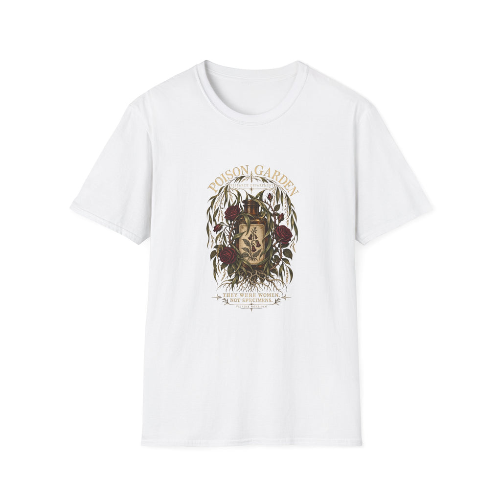 They Were Women — Poison Garden Research Department White T-Shirt | Vespera Morrigan